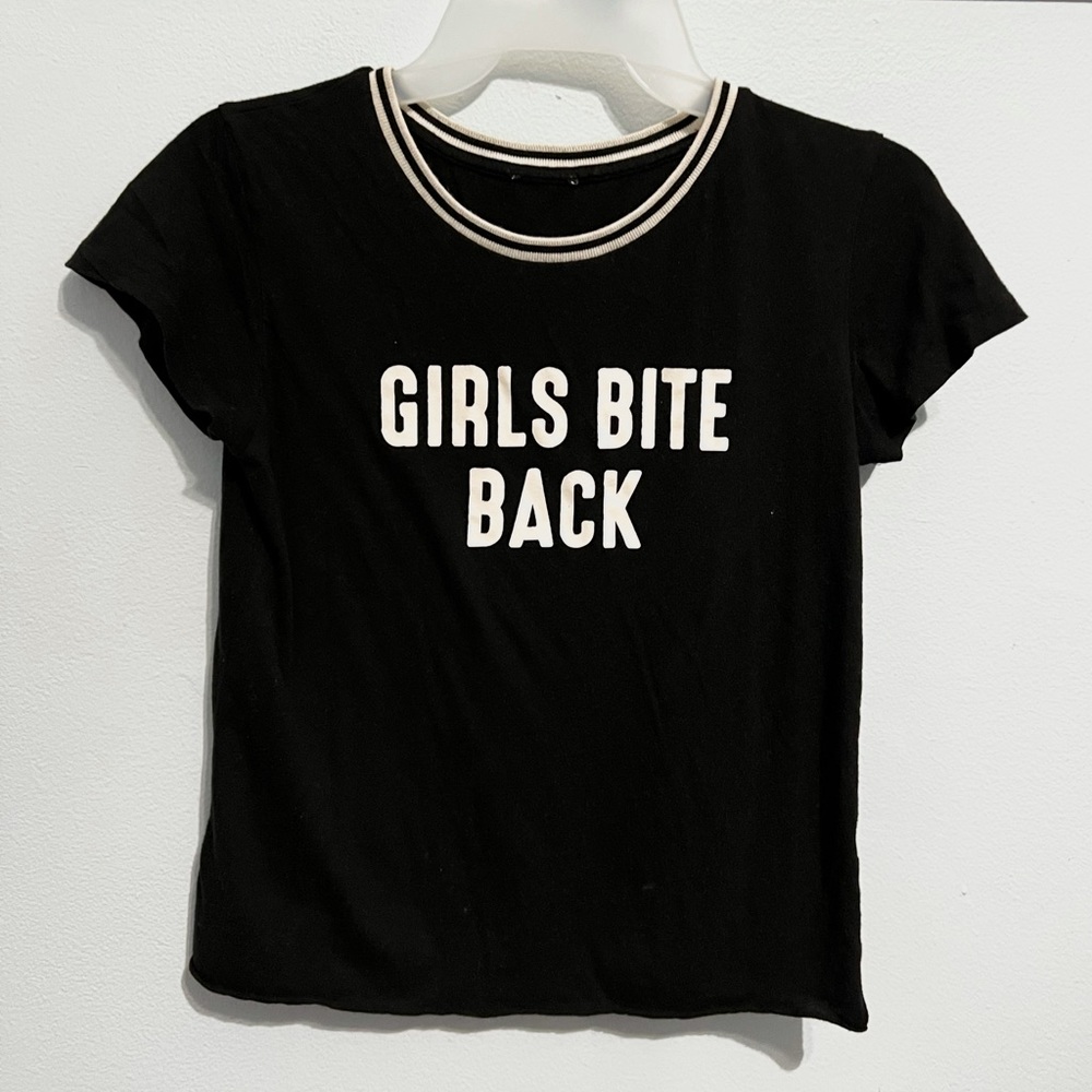 Black “Girls Bite Back” Shirt